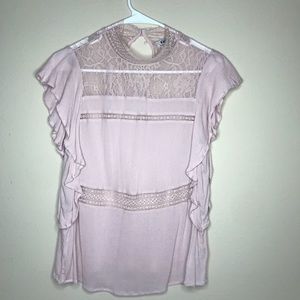Lace/Ruffle Blouse